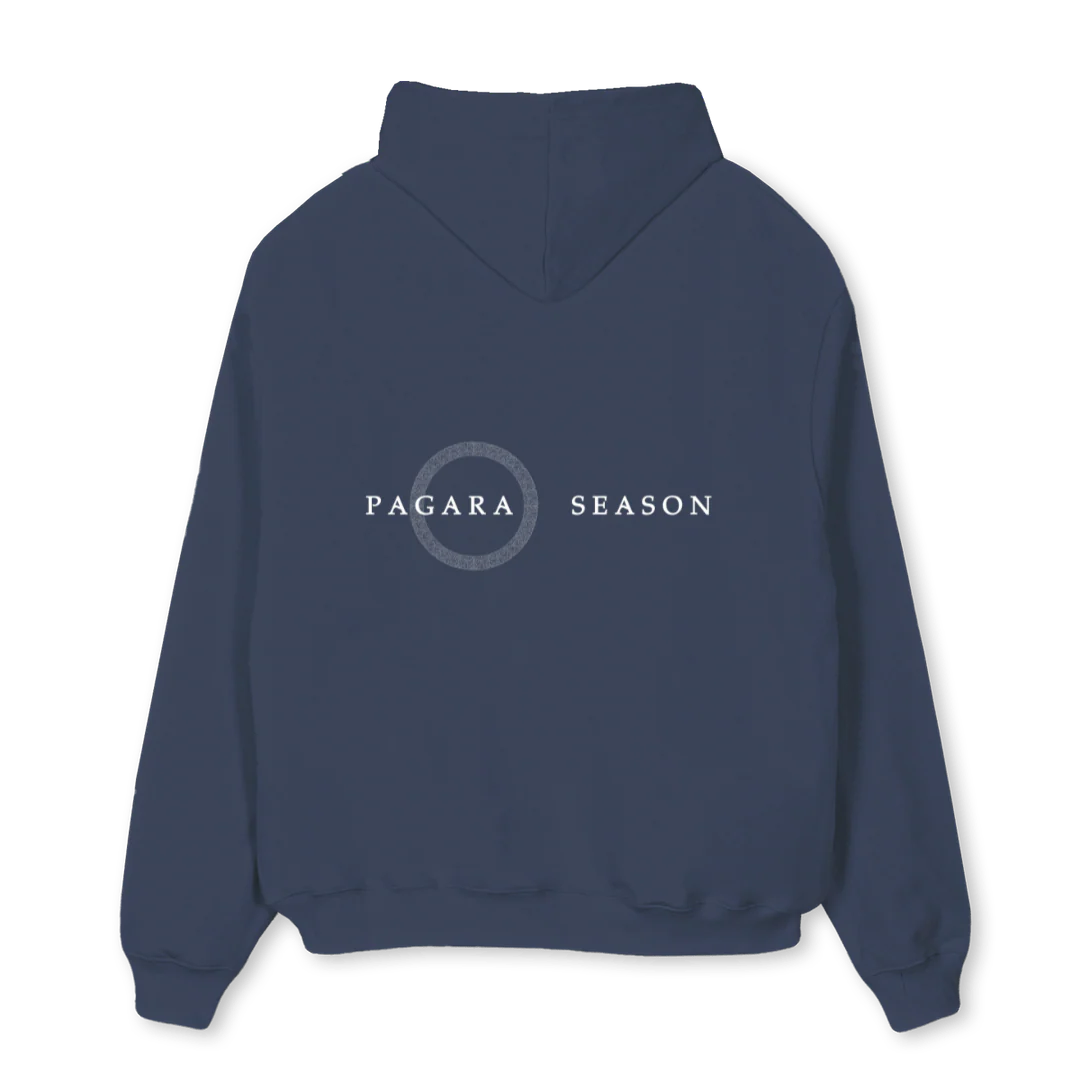 HERCULESNAVYFINALE Navy Blue Oversized Hoodie. - Image 2