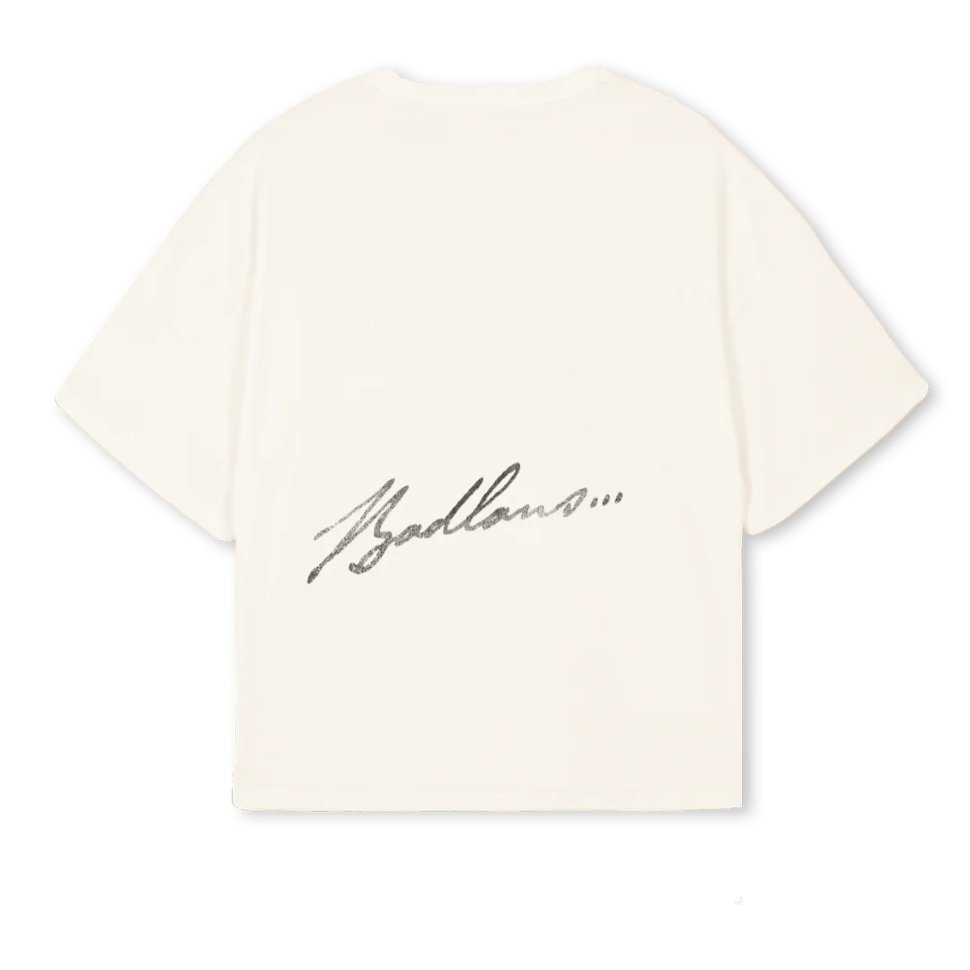 HEROFFWHITE Vintage White Oversized Boxy Tee. - Image 2