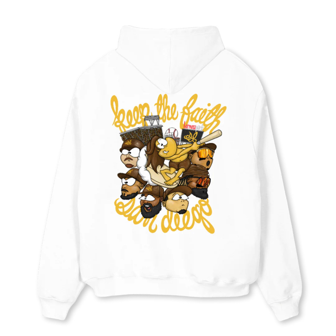 HEY White Oversized Hoodie. - Image 2