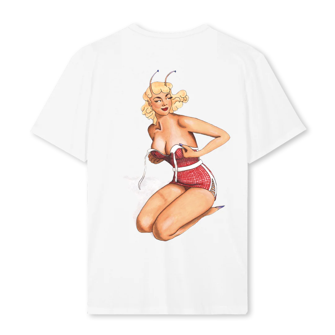 HEYTHERE White Regular Tee. - Image 2