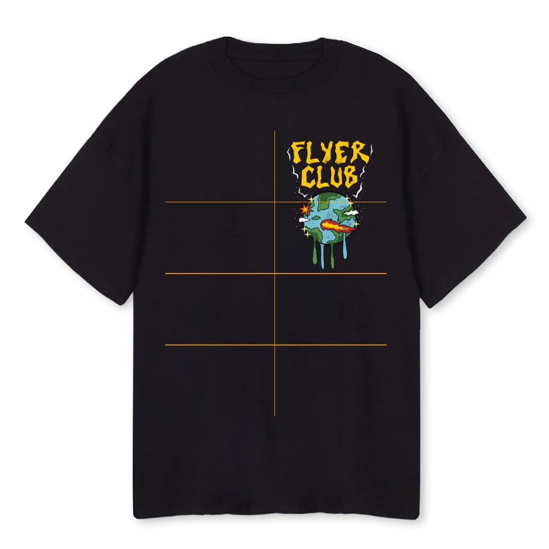 HFC T 2 Black Oversized Tee.