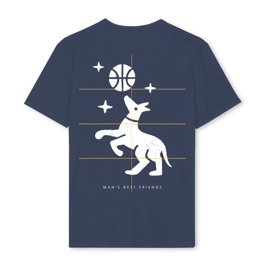HHDOGNAVYTEE Navy Blue Regular Tee. - Image 2
