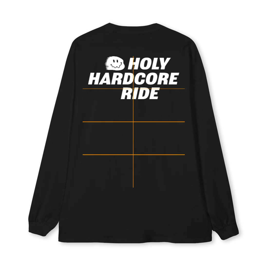 HHR Black Oversized LS Tee. - Image 2