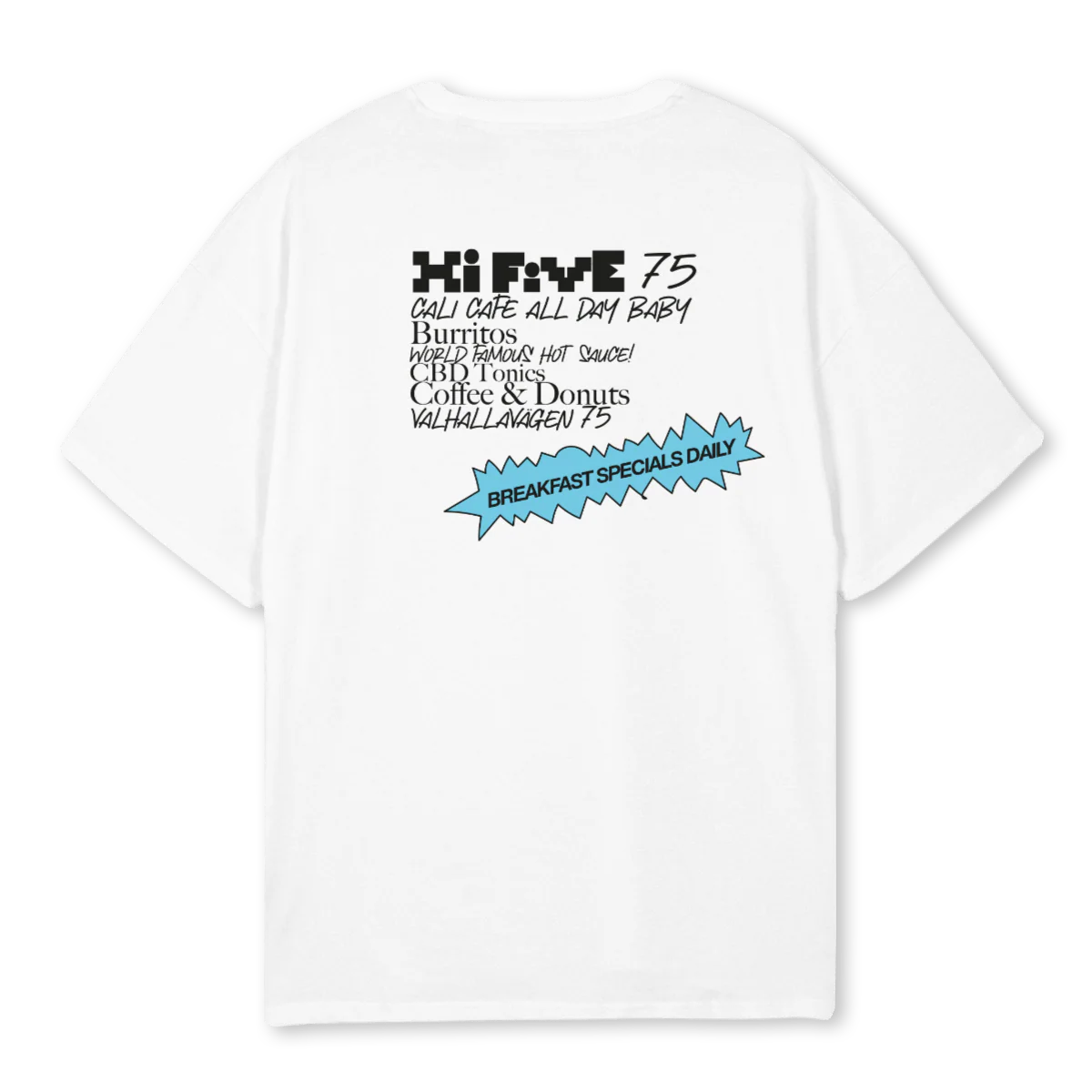HIFIVEWHITE White Oversized Tee. - Image 2