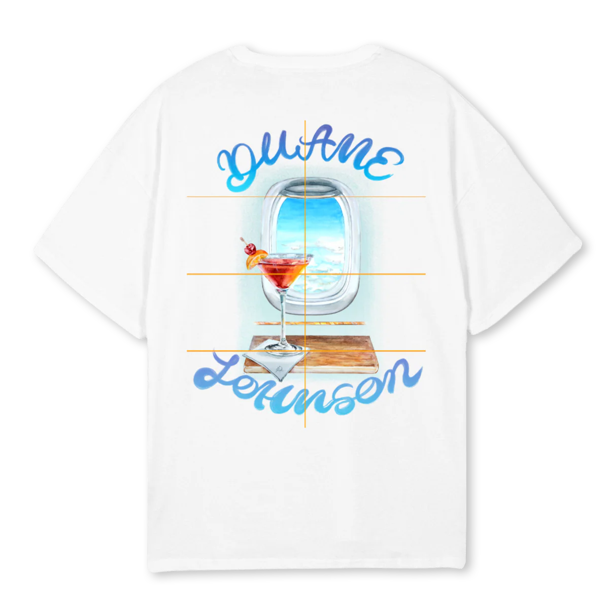 HIGH CLASS White Oversized Tee. - Image 2
