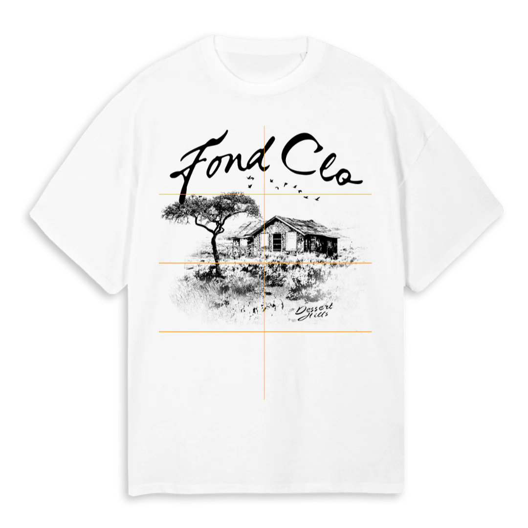 HILLS SHIRT White Oversized Tee.