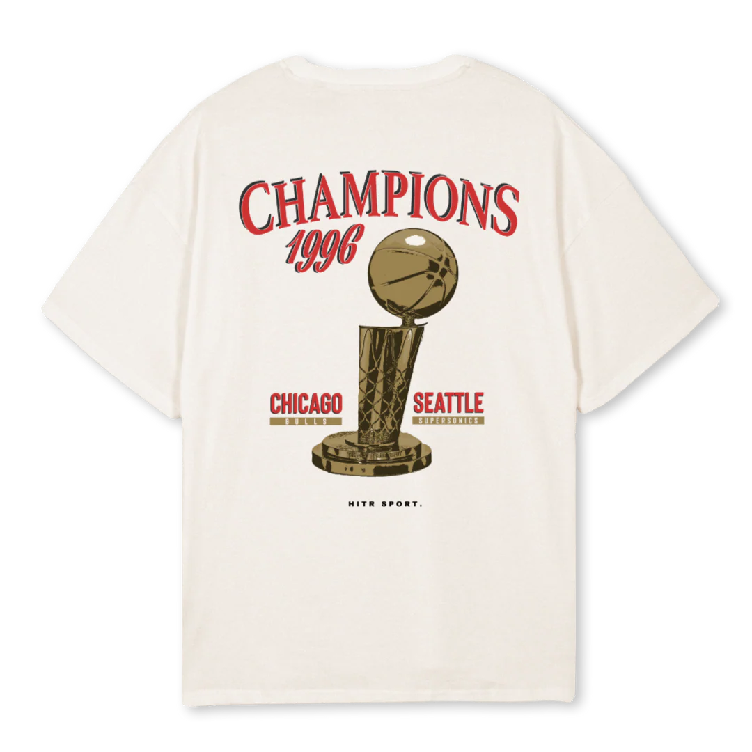 HITR FINALS Vintage White Oversized Tee. - Image 2