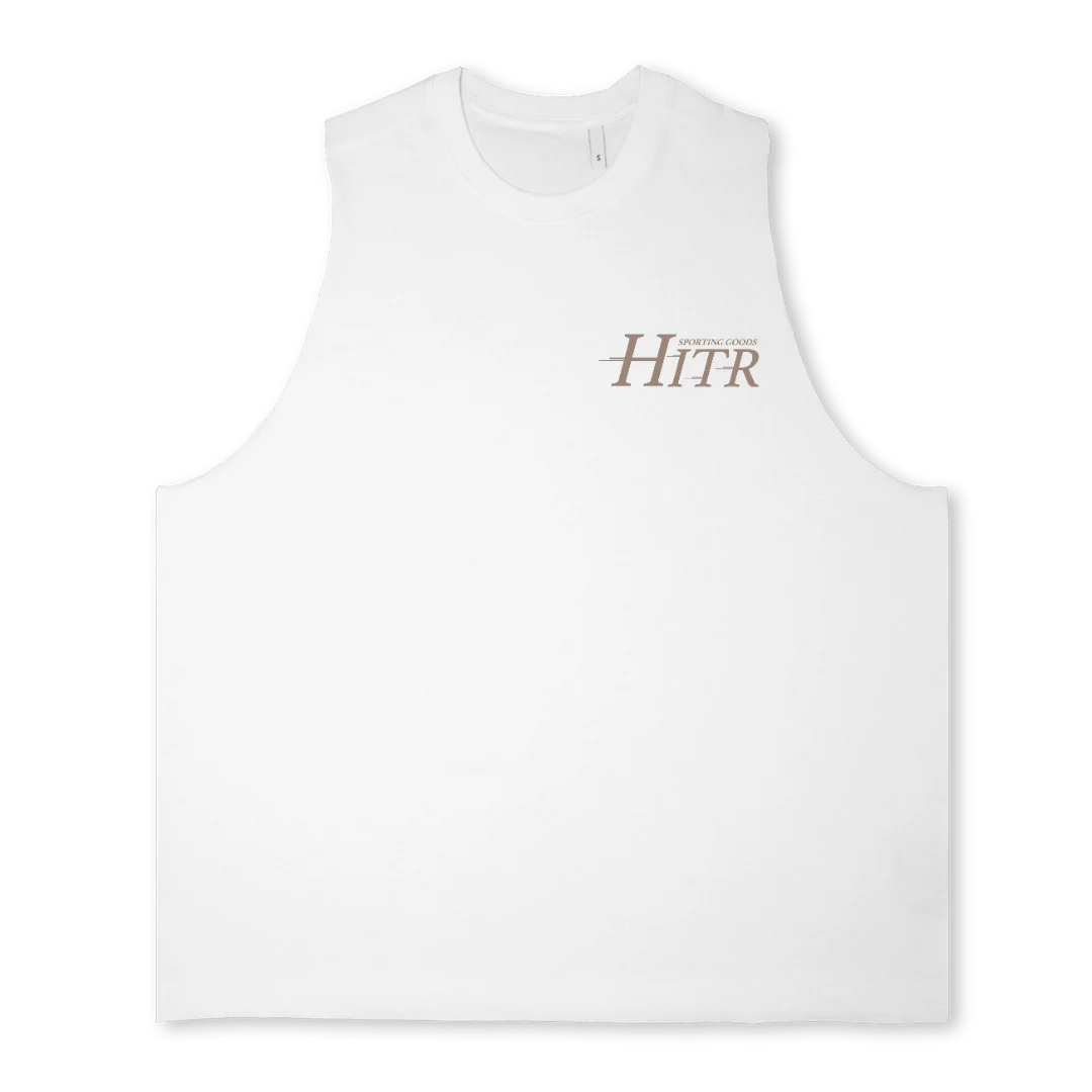 HITR HSG VEST Bright white Oversized Vest.