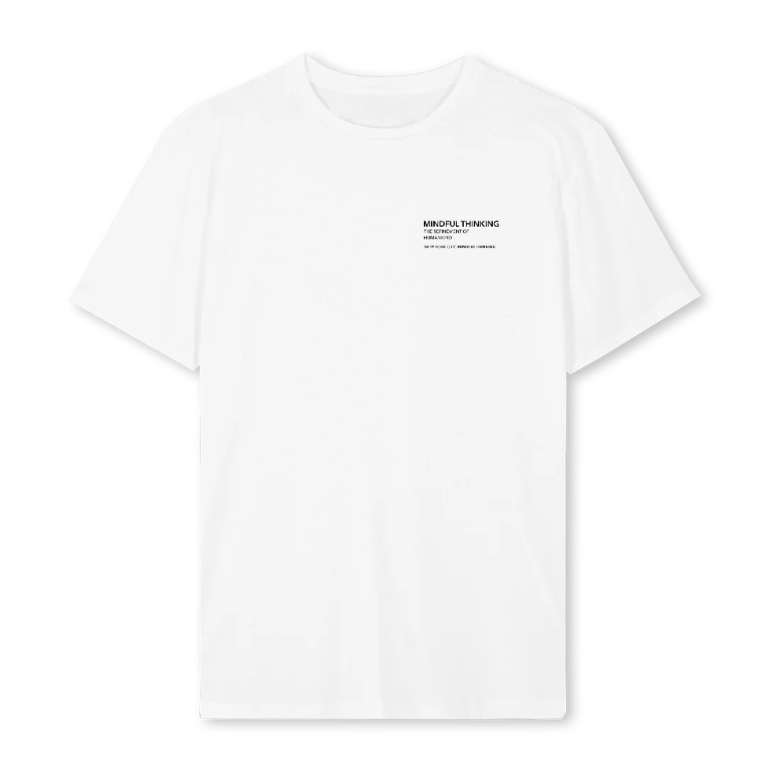 HK White Regular Tee.