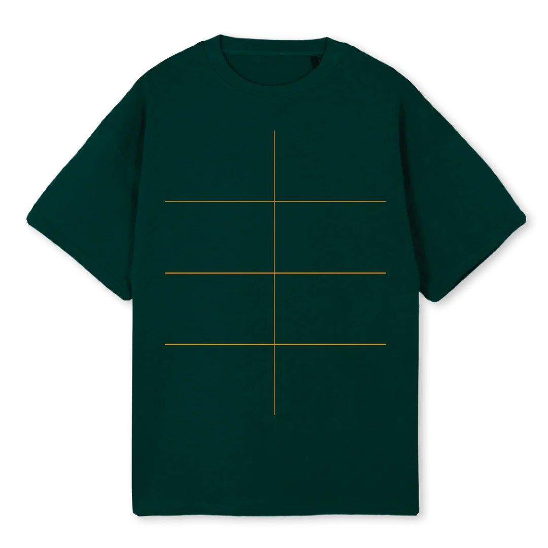 HMSCK WAKEBAKE GRN Wild Green Oversized Tee. - Image 2