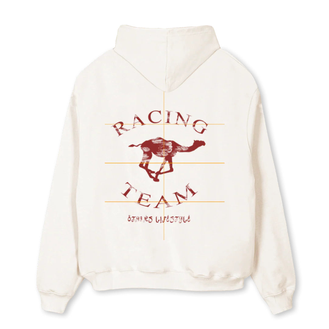 HOD Vintage White Oversized Hoodie. - Image 2