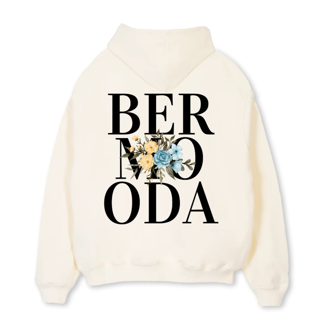 HODBMD Cream Oversized Hoodie. - Image 2