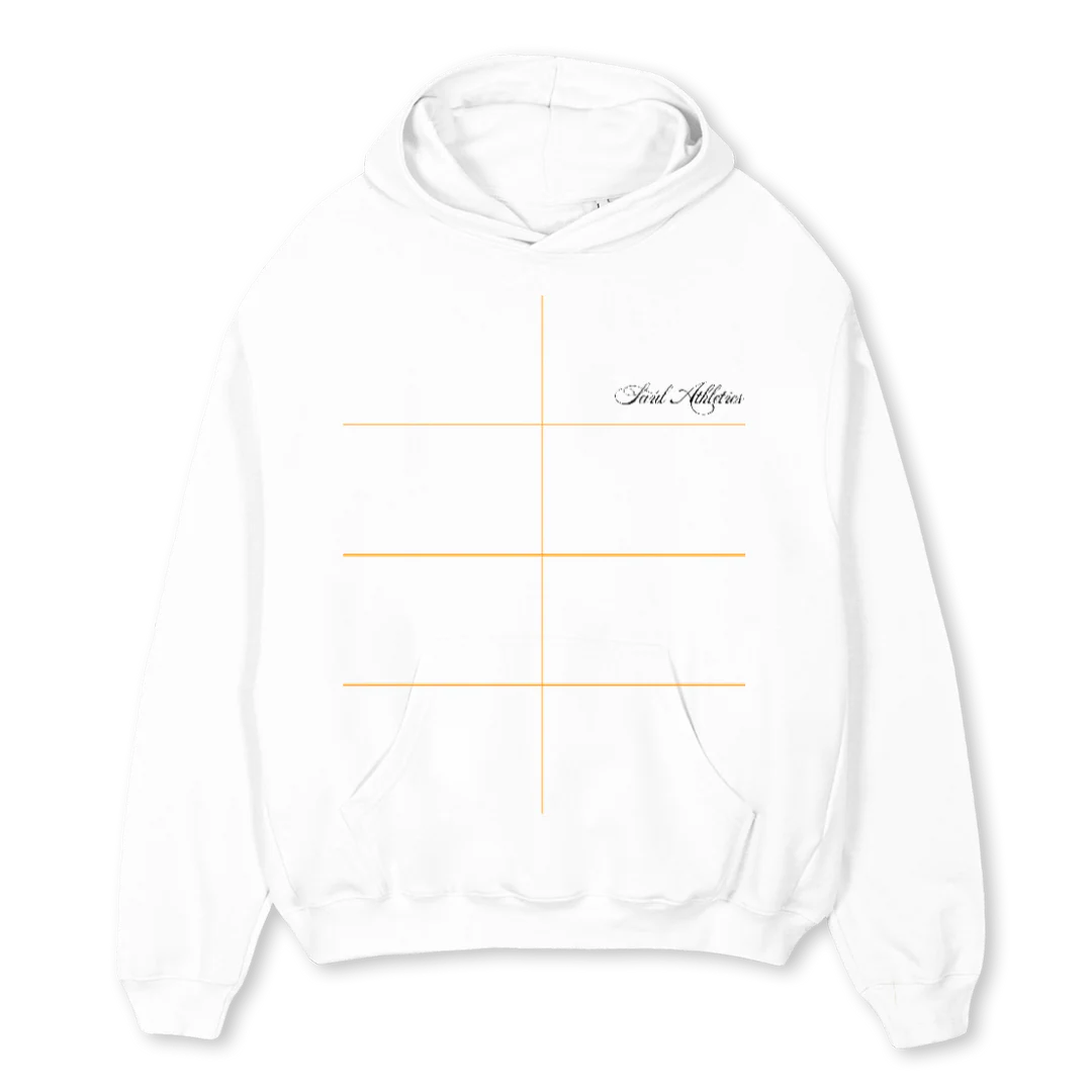 HODI White Oversized Hoodie.