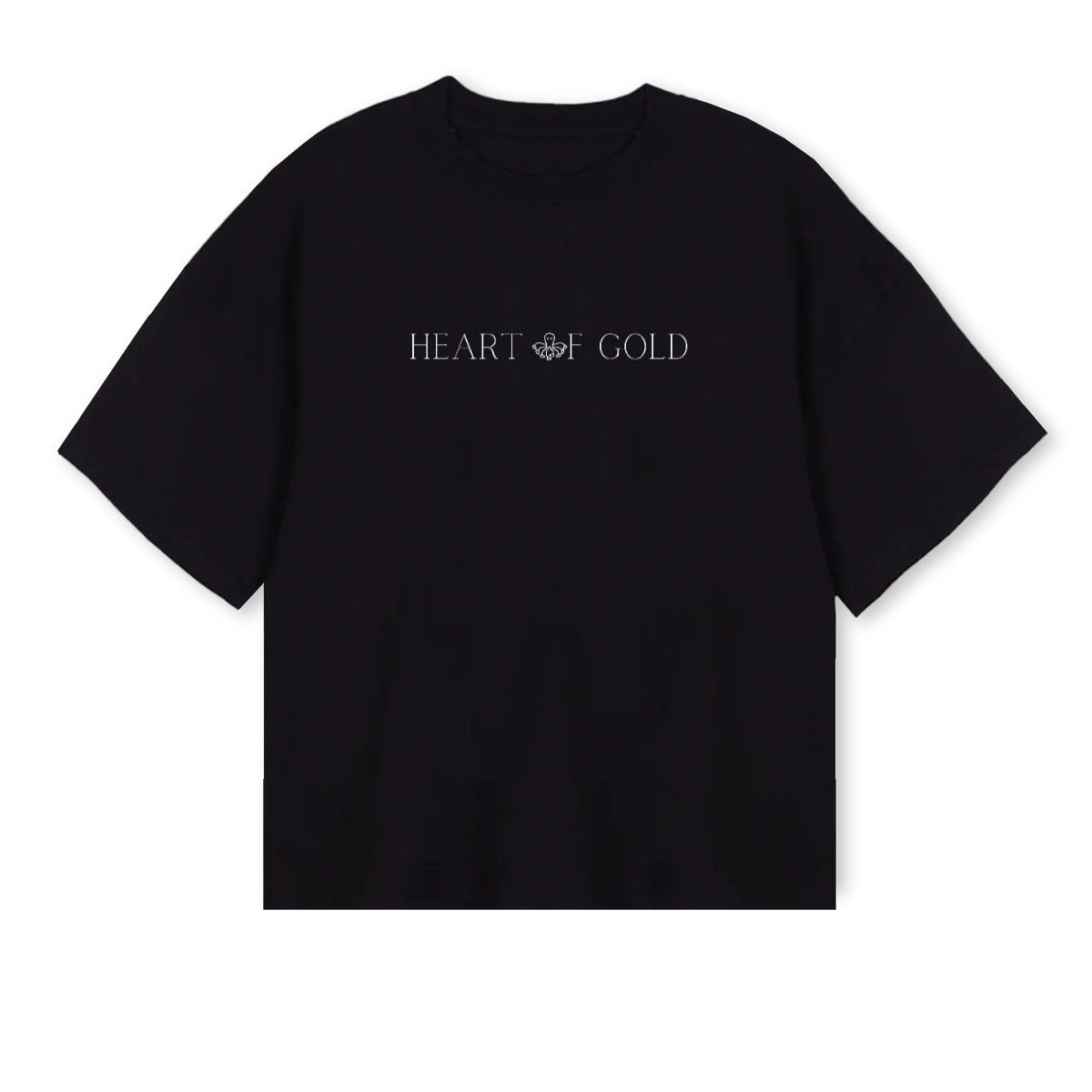 HOGBLACKTSHIRTBOXY Black Oversized Boxy Tee.