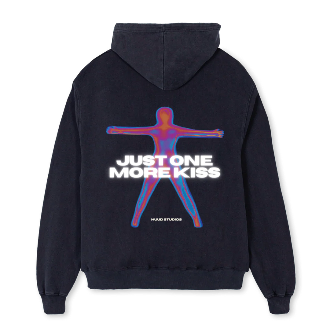 HOLO Vintage Black Oversized Hoodie. - Image 2