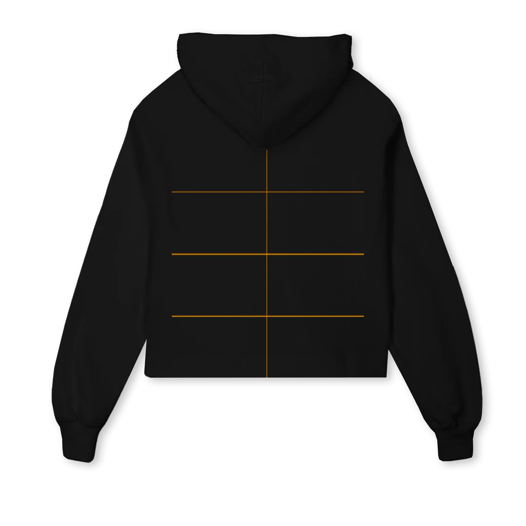 HOLYCROP Black Cropped Hoodie. - Image 2