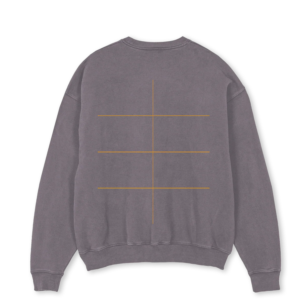 HOLYSPIRITCREW Pigment Grey Oversized Crewneck Sweater. - Image 2