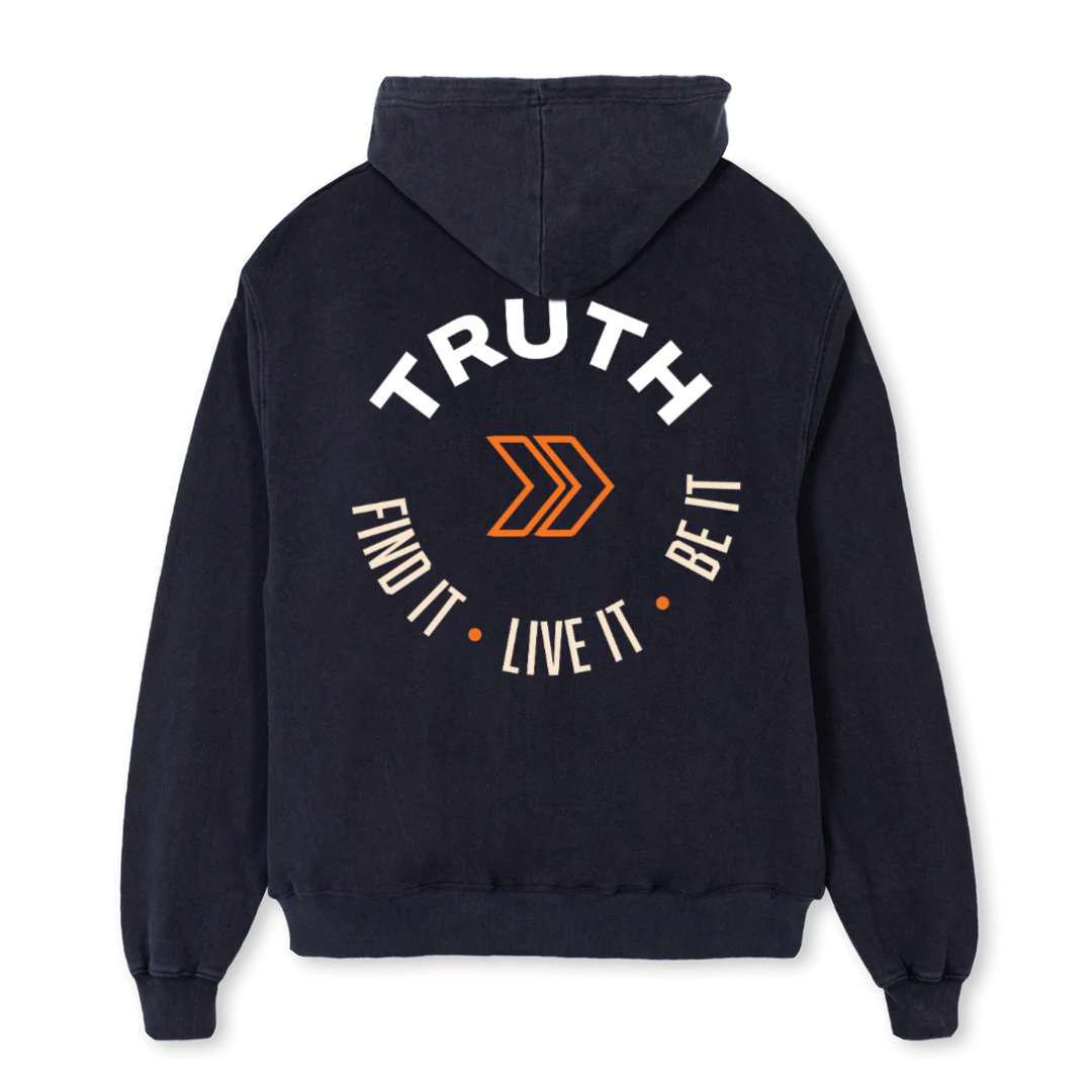 HOODIE BLAK Vintage Black Oversized Hoodie. - Image 2