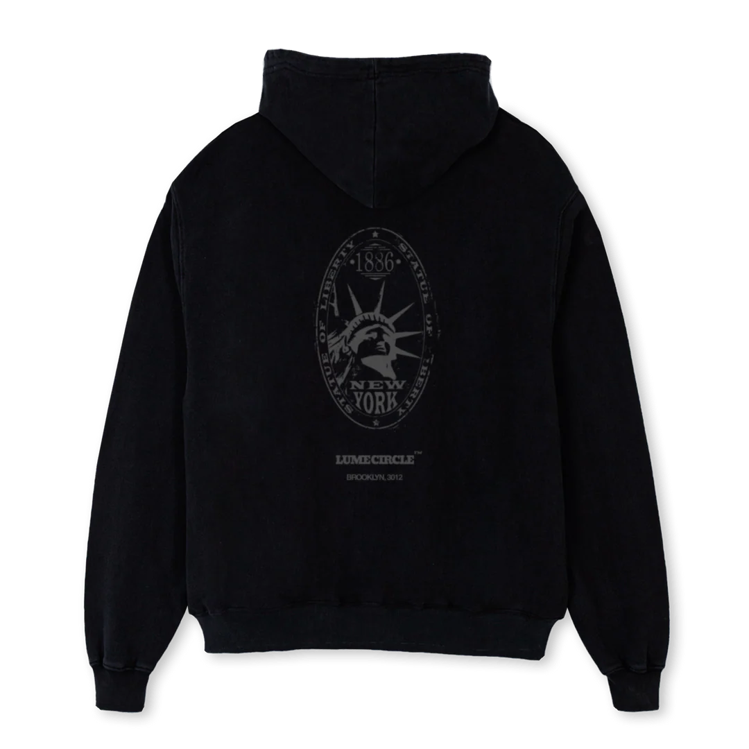 HOODIEBK Black Oversized Hoodie. - Image 2