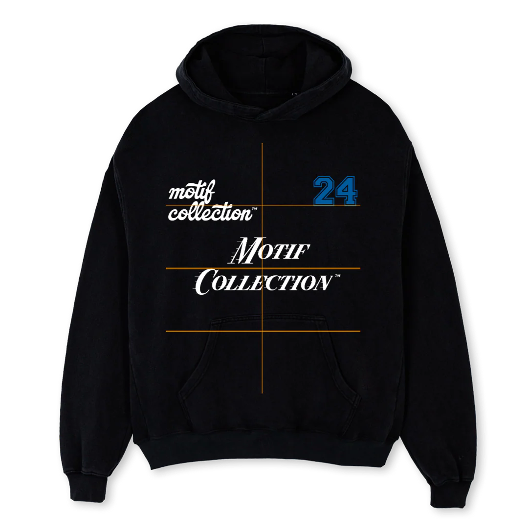 HOODIEBLACK Black Oversized Hoodie.