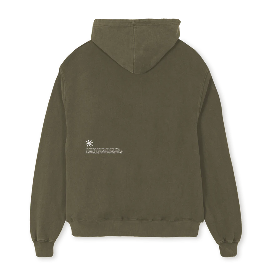 HOODIEICONGREEN Vintage Olive Oversized Hoodie. - Image 2