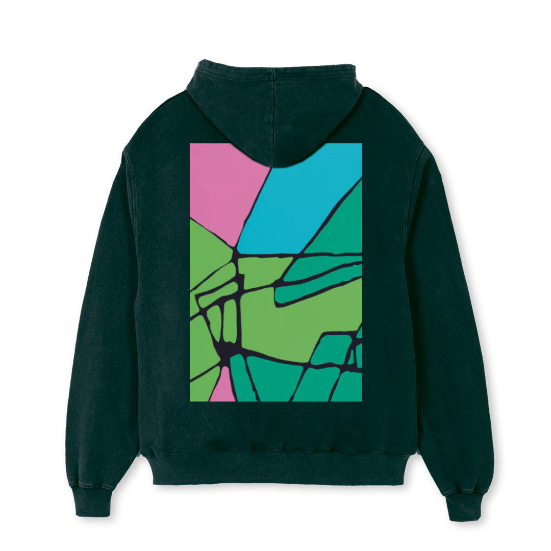HOODIEJOY Wild Green Oversized Hoodie. - Image 2