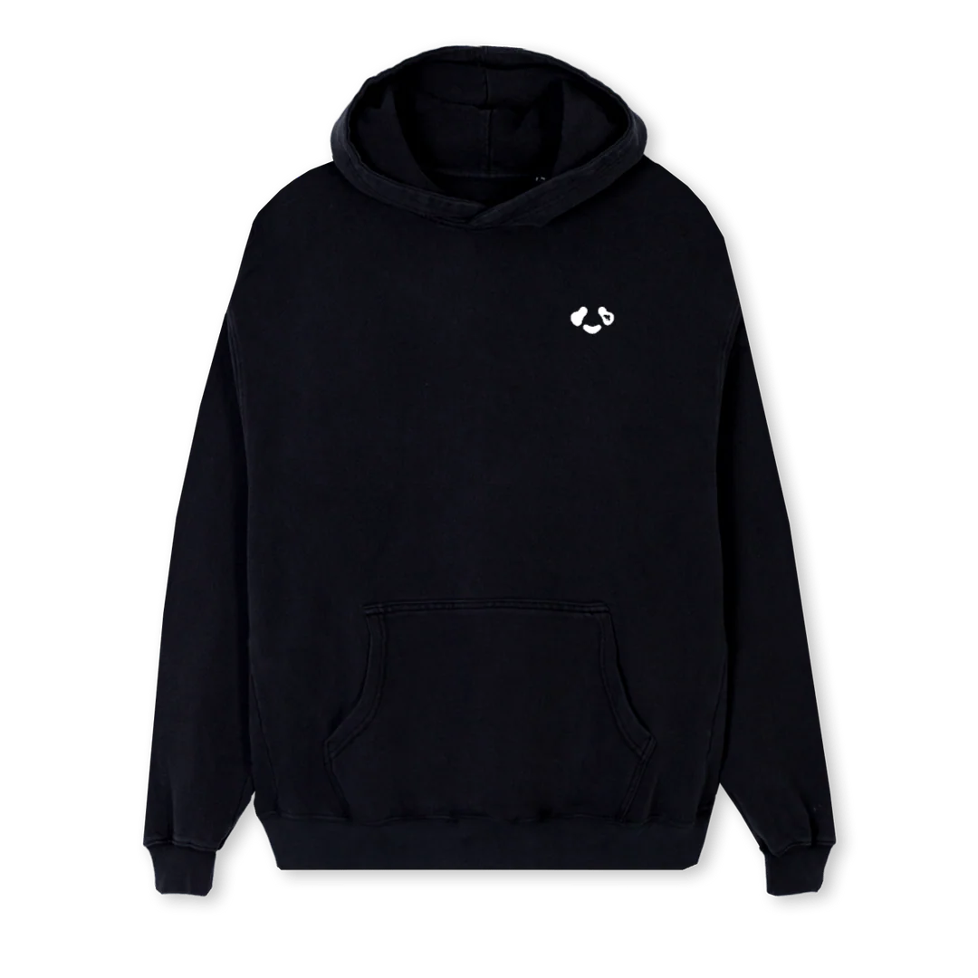 HOODIEPETE Black Regular Hoodie.