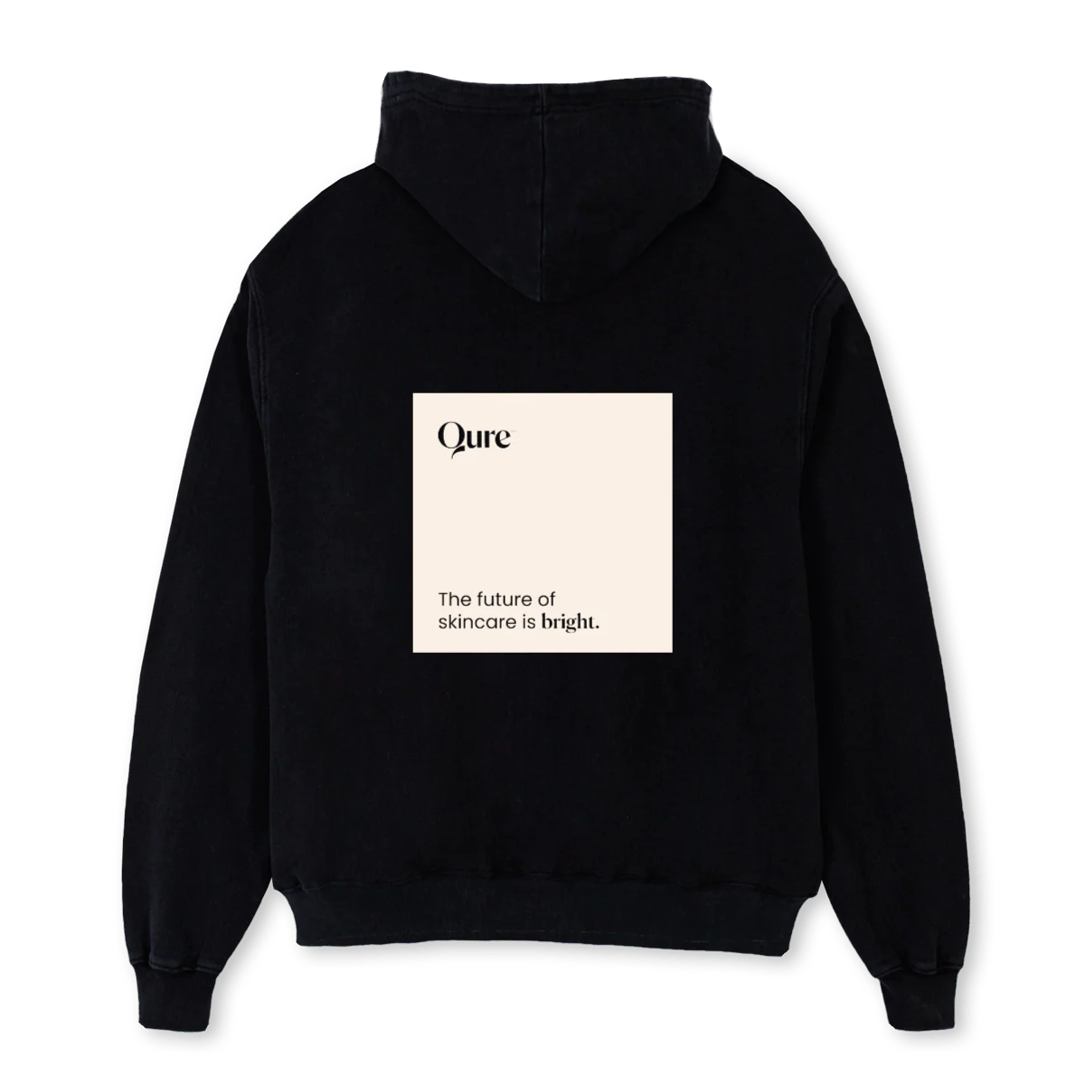 HOODIEQ Black Oversized Hoodie. - Image 2