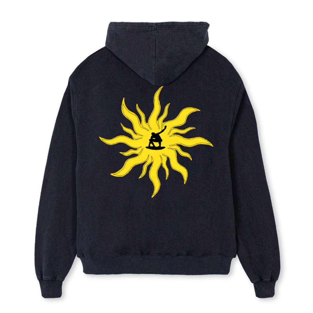 HOODIESKIM Vintage Black Oversized Hoodie. - Image 2