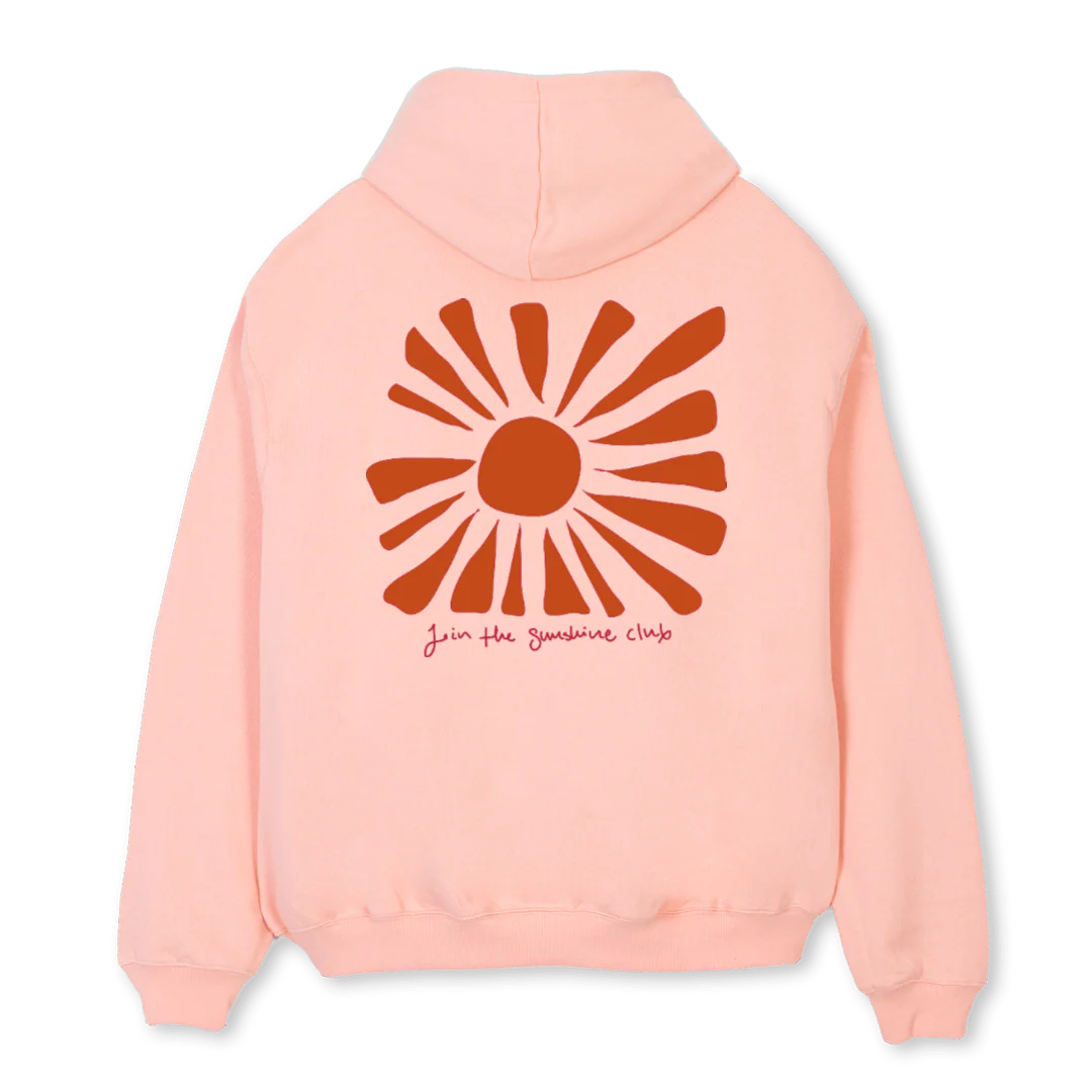 HOODIESUNSHINECLUB Pink Clay Oversized Hoodie. - Image 2