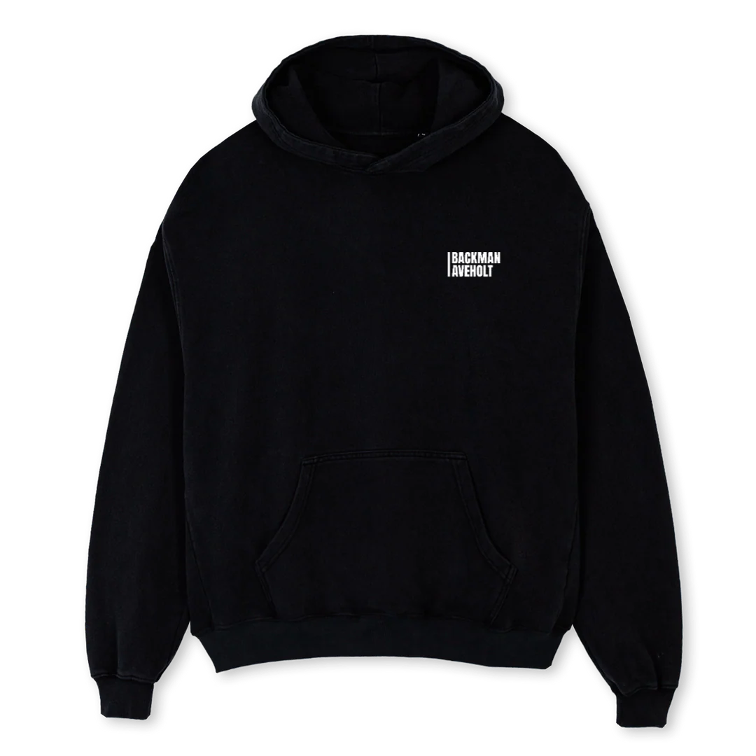 HOODIETEST Black Oversized Hoodie.