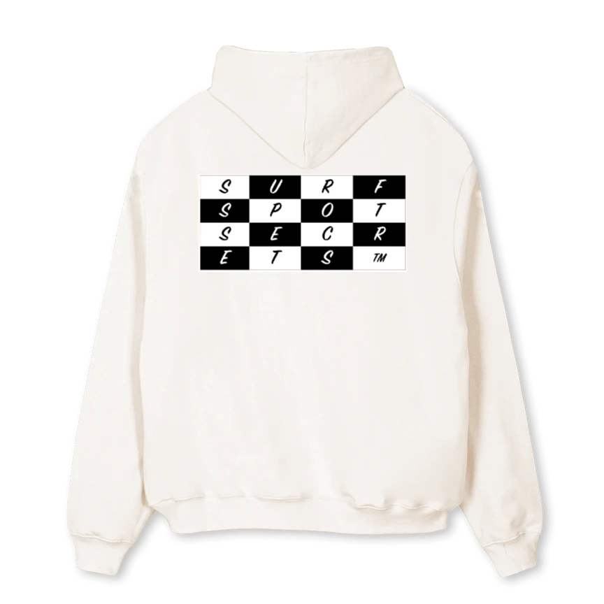 HOODIETWOSIDED Vintage White Oversized Hoodie. - Image 2