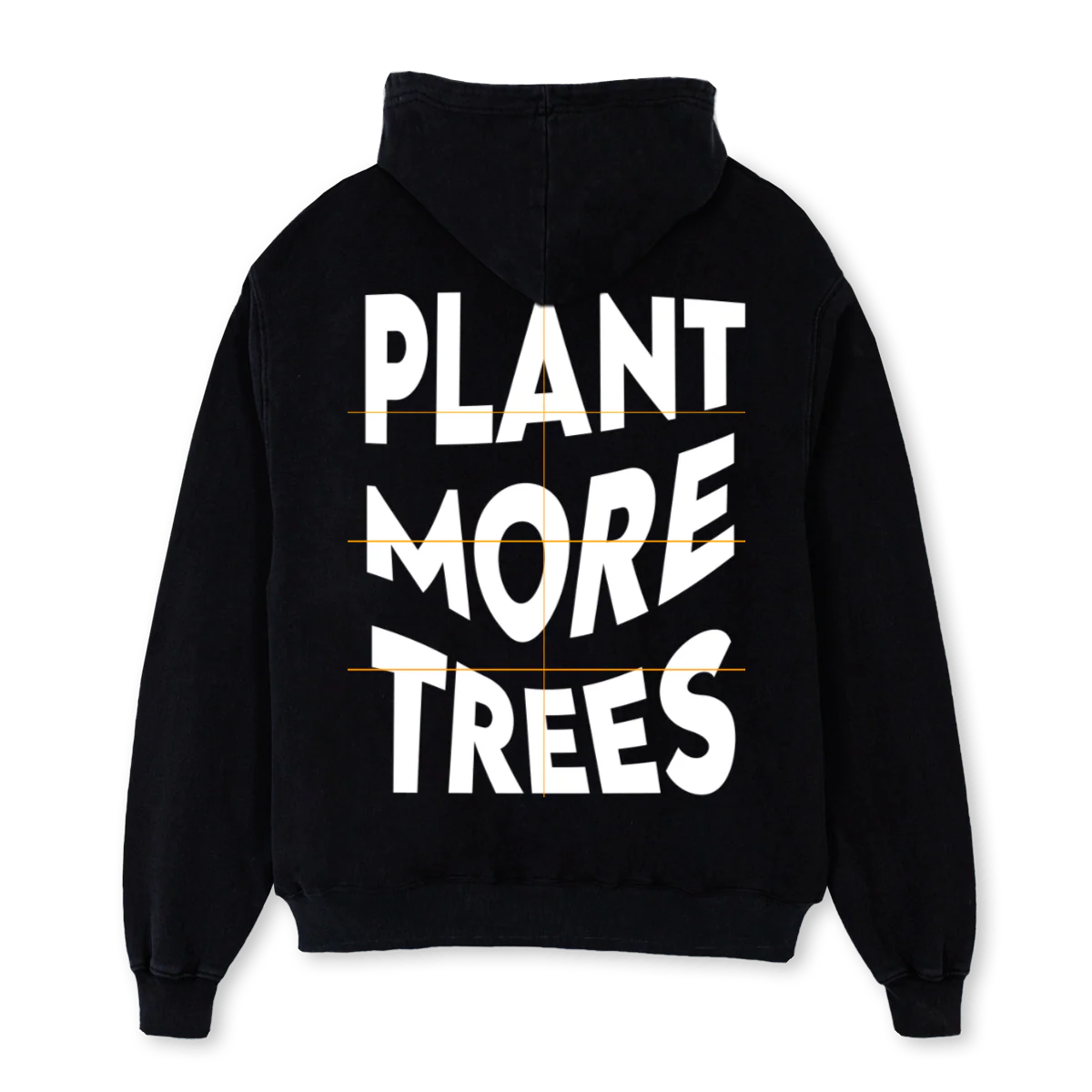 HOODIEZ Black Oversized Hoodie. - Image 2