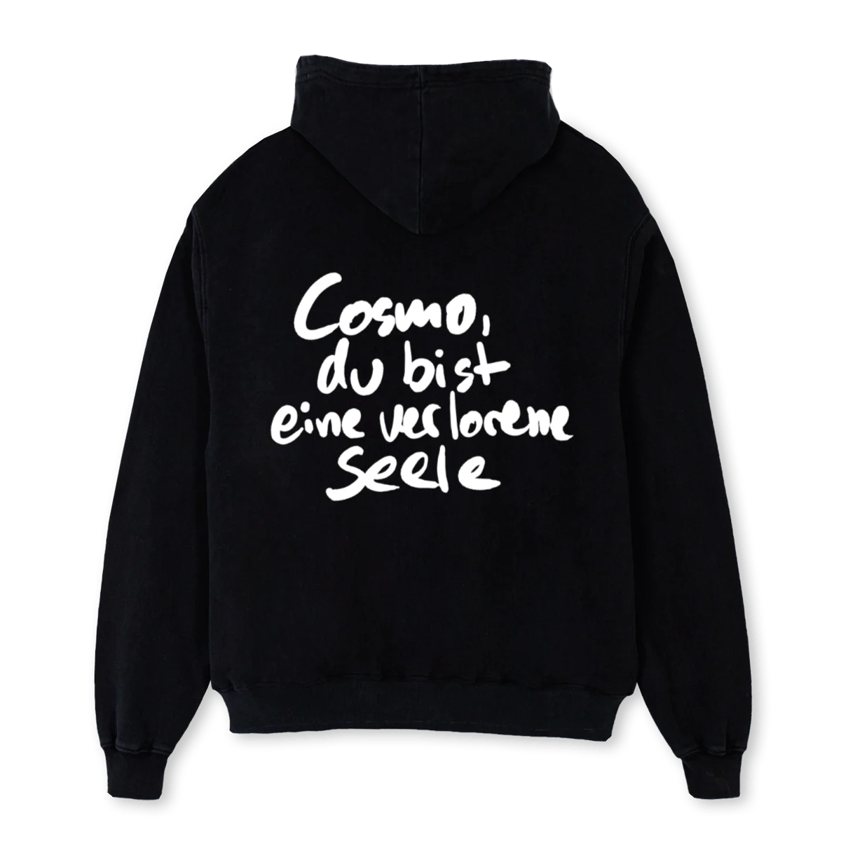 HOODIEZWEIPUNKTNULL Black Oversized Hoodie. - Image 2