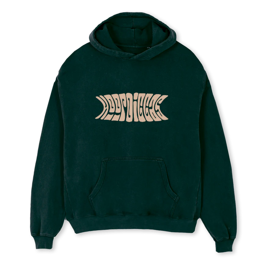 HOOPGRÖN Wild Green Oversized Hoodie.