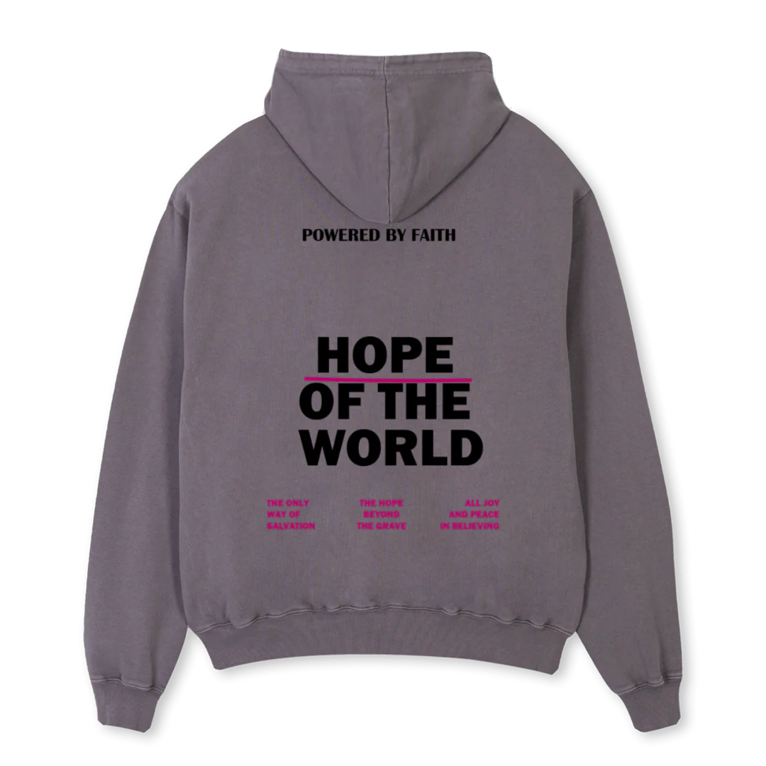 HOPE Pigment Grey Oversized Hoodie. - Image 2