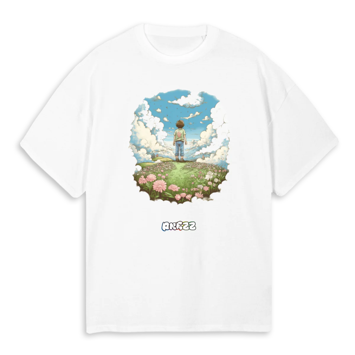 HOPEFUL CHILD White Oversized Tee.