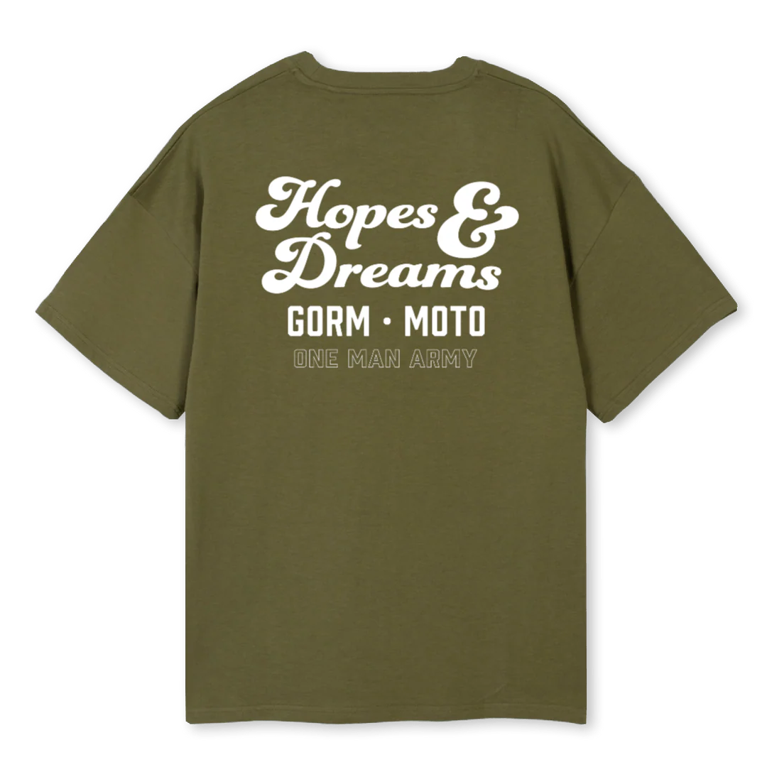 HOPES Kaki Oversized Tee. - Image 2
