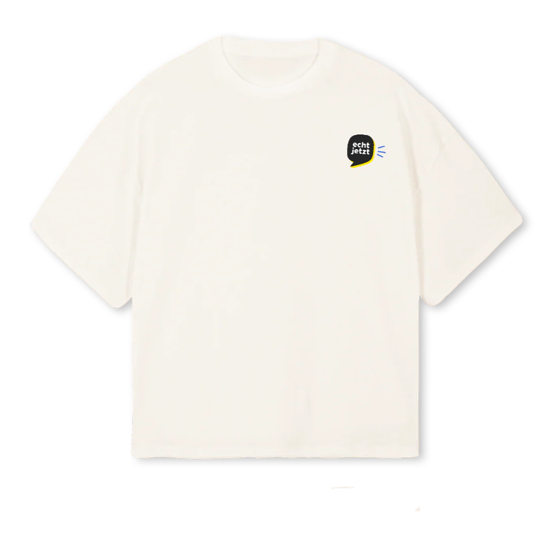 HOT PEOPLE EAT GF Vintage White Oversized Boxy Tee.