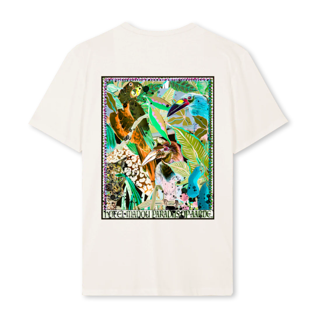 HOTELMADOU Vintage White Regular Tee.