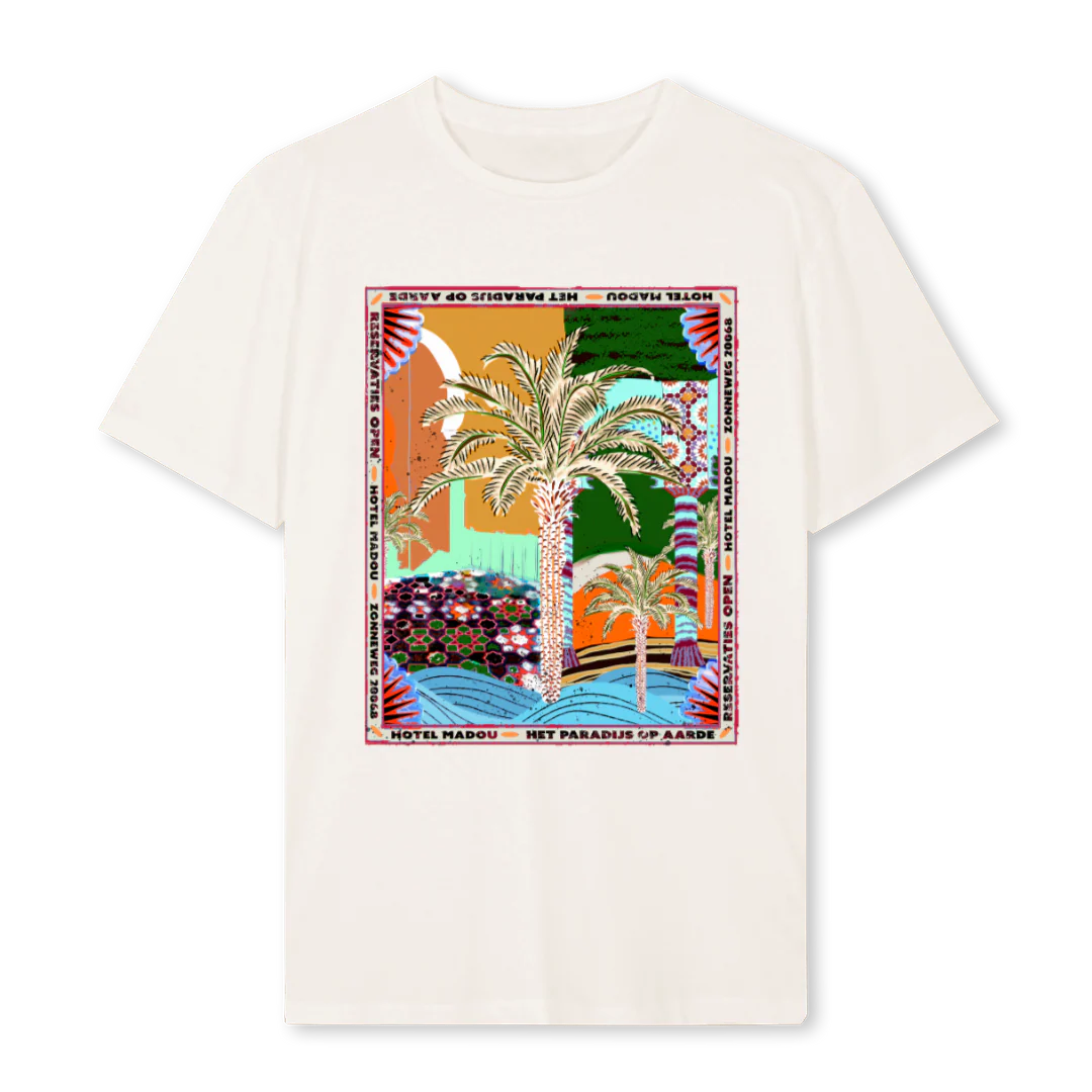 HOTELMADOUTWEE Vintage White Regular Tee.