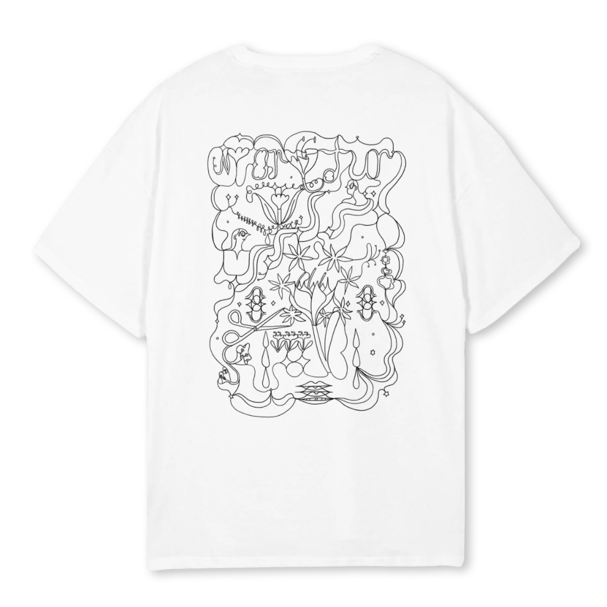 HP NORÐUR IIV White Oversized Tee. - Image 2