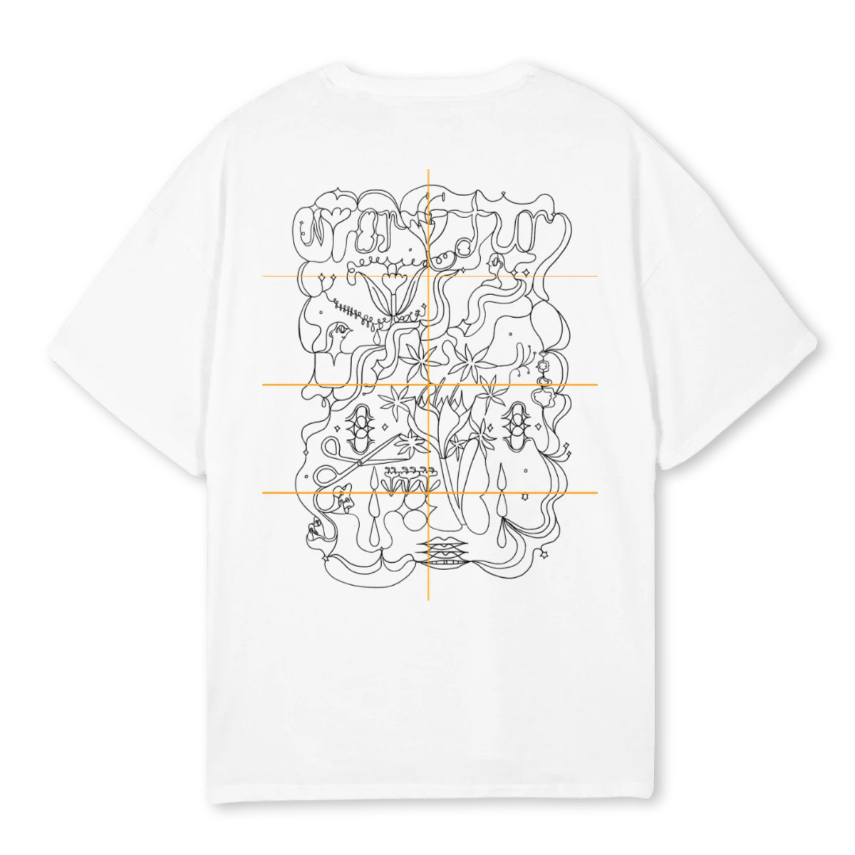 HP NORÐUR White Oversized Tee. - Image 2