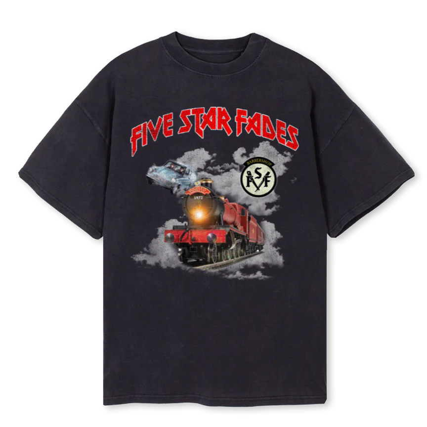 HPFSF Vintage Black Oversized Tee.
