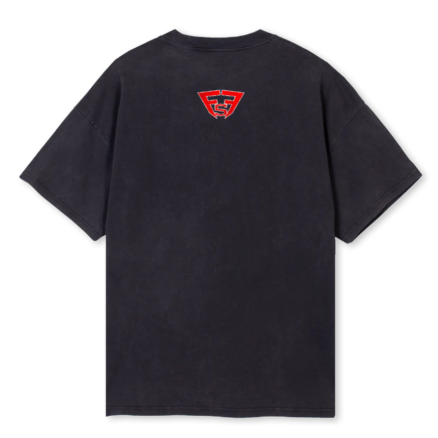 HPFSF Vintage Black Oversized Tee. - Image 2