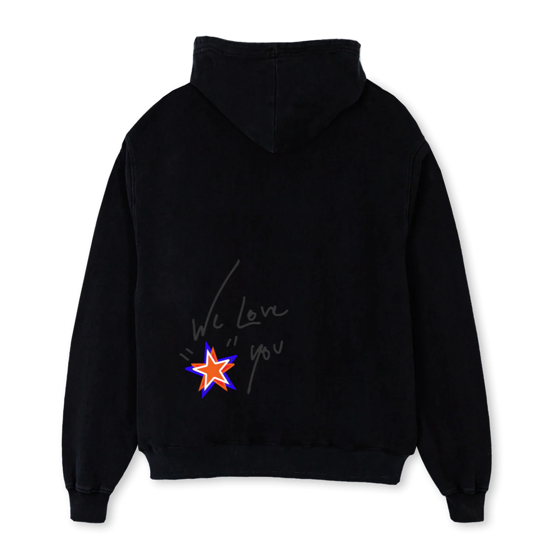 HRC HOO Black Oversized Hoodie. - Image 2