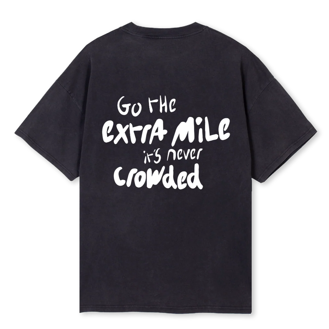 HS GTEM Vintage Black Oversized Tee. - Image 2
