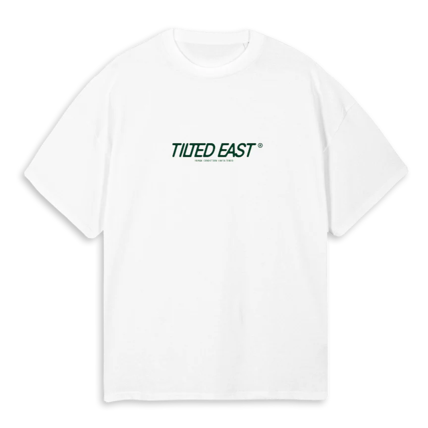 HUM White Oversized Tee.