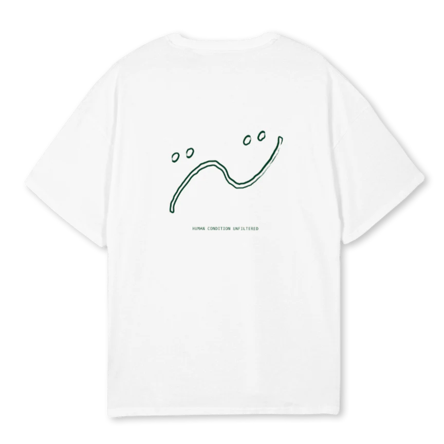 HUM White Oversized Tee. - Image 2