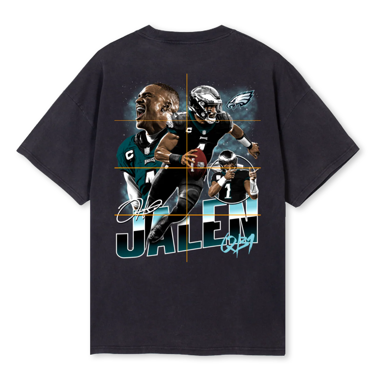 HURTS Vintage Black Oversized Tee. - Image 2